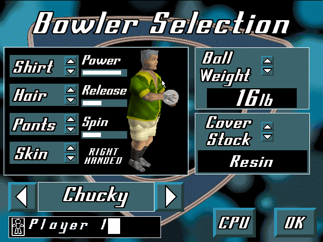 Ten Pin Alley screenshot 3 for Sega Saturn